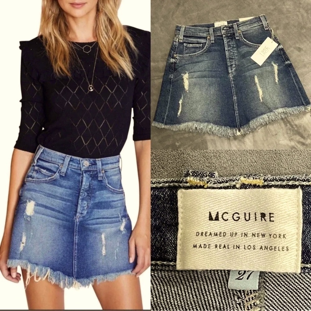 ✨ McGuire Denim Skirt Size 27 - New ✨